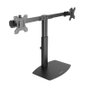 TooQ Soporte de Sobremesa para 2 Monitores 17''-27'' Negro